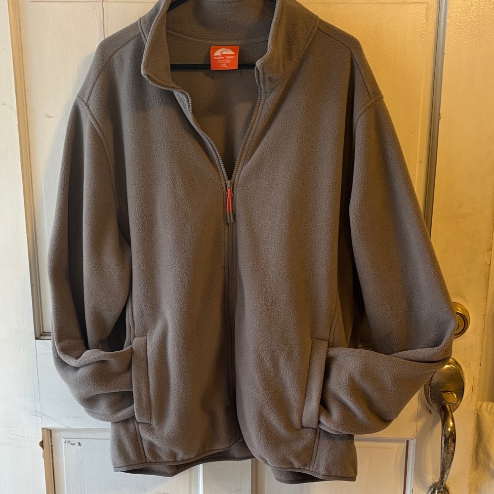 Ozark Trail Men's Taupe Fleece Jacket